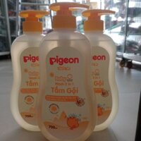 SỮA TẮM GỘI BÉ PIGEON VÀNG 700ML TỪ TINH DẦU HƯỚNG DƯƠNG,AN TOÀN DỊU NHẸ