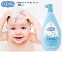 Sữa tắm gội Beble không cay mắt cho trẻ sơ sinh và trên 1 tuổi(400ml)