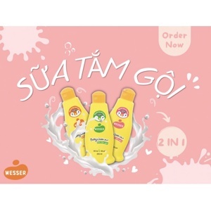 Sữa tắm gội Bubble 200ml