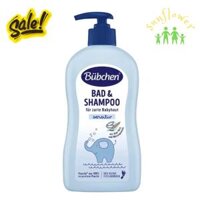Sữa tắm gội Bubchen 400ml Bad & Shampoo của Đức