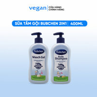 Sữa tắm gội Bubchen 400ml cho trẻ sơ sinh xuất xứ Đức có vòi tiện dụng, Sữa tắm gội Wasch Gel, Bad & Shampoo cho bé