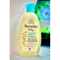 Sữa tắm gội cao cấp Aveeno Baby Daily Moisture Wash & Shampoo 236ml