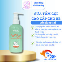 Sữa tắm gội cao cấp cho bé - M’LUA Baby Shampoo and Shower Gel (250ml)
