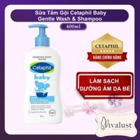 Sữa Tắm Gội Cetaphil Baby Gentle Wash & Shampoo 400ml