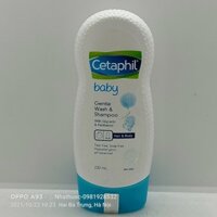 Sữa tắm gội Cetaphil  baby gentle wash & shampoo cho bé lọ 230ml