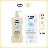 Sữa tắm gội Chicco chiết xuất Yến mạch 0M+ 200ml/500ml - sữa tắm cho bé