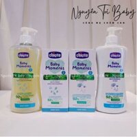 Sữa tắm gội Chicco sơ sinh chiết xuất yến mạch/hoa cúc 200ml/500ml