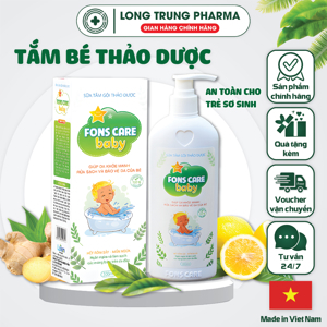 Sữa tắm gội chiết xuất thảo dược cho bé Fons Care Baby 300ml