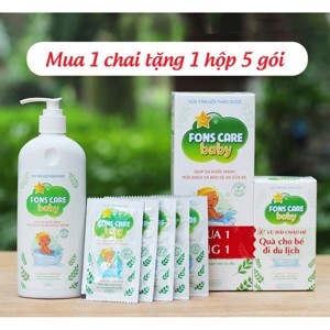 Sữa tắm gội chiết xuất thảo dược cho bé Fons Care Baby 300ml