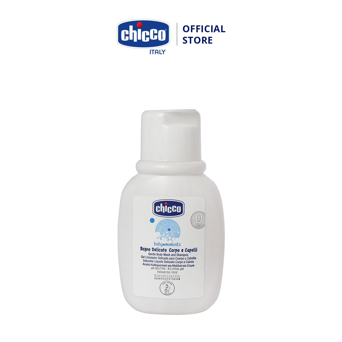 Sữa tắm gội chiết xuất yến mạch Chicco 50ml