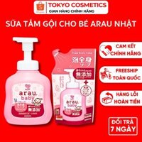 Sữa Tắm Gội Cho Bé ARAU Baby Nội Địa Nhật Chính Hãng 400ml, 450ml 100% Thảo Mộc, An Toàn Cho Làn Da Bé [Tokyo Cosmetics]