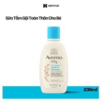 Sữa Tắm Gội Cho Bé AVEENO Baby Moisture Wash & Shampoo 236ml