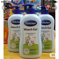 Sữa tắm gội cho bé Bubchen Wasch Gel (400ml)