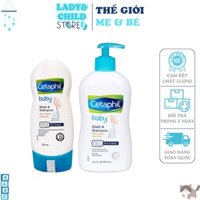 Sữa tắm gội cho bé ⚡ CAO CẤP ⚡ Sữa tắm cho trẻ Cetaphil Baby Gentle Wash & Shampoo giúp tóc mềm mượt dịu nhẹ cho da