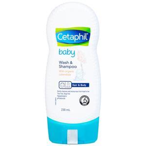 Sữa tắm gội cho bé Cetaphil Baby Wash Shampoo 230ml
