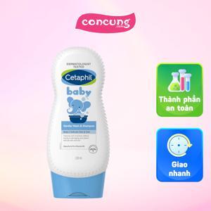 Sữa tắm gội cho bé Cetaphil Baby Wash Shampoo 230ml