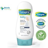 Sữa Tắm Gội Cho Bé Cetaphil Baby Wash & Shampoo With Organic Calendula 230ml - 400ml - Skinfa.