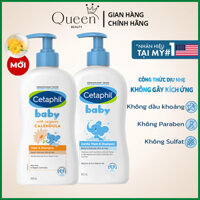 Sữa tắm gội cho bé Cetaphil Baby Gentle Wash & Shampoo 400ML & 230ML