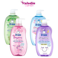 Sữa tắm gội cho bé DNEE Head Body Baby Wash 800ml Xanh Dương-Hồng /Tắm gội cho trẻ sơ sinh
