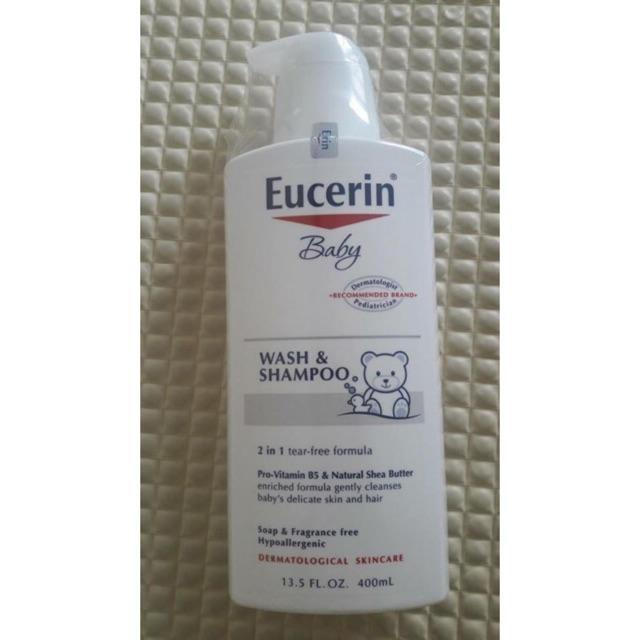 Sữa tắm gội cho bé Eucerin Baby Wash  Shampoo (400ml)
