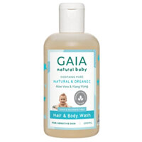 Sữa tắm gội cho bé Gaia natural baby hair & body wash 200ml (4715-SRT)