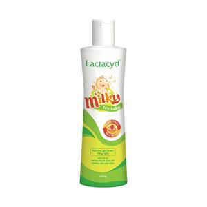 Sữa tắm gội cho bé Lactacyd Milky 250ml