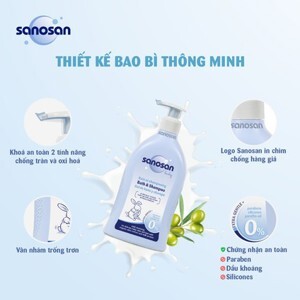 Sữa tắm gội cho bé Sanosan 500ml