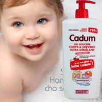 Sữa tắm gội cho bé trên 1 tuổi Bebe Cadum 750ml nhập khẩu từ Pháp sunbaby-bebecadum