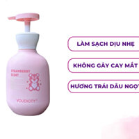 Sữa tắm gội cho bé Voudioty Baby 2in1 Hair And Body Wash Strawberry Scent 300ml