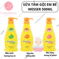 SỮA TẮM GỘI CHO BÉ WESSER SIÊU THƠM 500ML