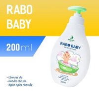 Sữa tắm gội cho trẻ sơ sinh và trẻ nhỏ Rabo Baby