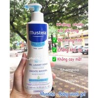 🍃🌟SỮA TẮM GỘI CHUNG MUSTELA 500ML🌟🍃