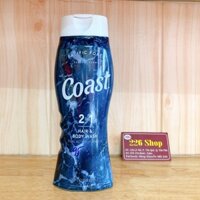 Sữa tắm gội Coast 532ml [nhập khẩu Mỹ].Hương biển tươi mát,mẫu mới nhất.