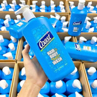 Sữa tắm gội Coast 946ml dành cho nam, sữa tắm Coast Mỹ 946ml