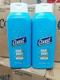 Sữa Tắm Gội Coast Classic Scent Dành Cho Nam 946ml