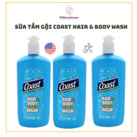 Sữa tắm gội Coast Hair & Body Wash _NHÂP MỸ- CHÍNH HÃNG