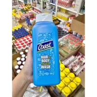 Sữa tắm gội Coast Hair & Body Wash 946ml