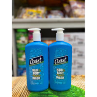 Sữa tắm gội Coast Hair & Body Wash 946ml