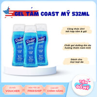 Sữa Tắm Gội Coast Mỹ Classic Scent 2in1 532ml