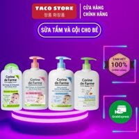 Sữa tắm gội Corine de Farme Chính Hãng Gel tắm gội cho em bé dành cho mọi làn da 250ml/500ml Baby Hair & Body Wash