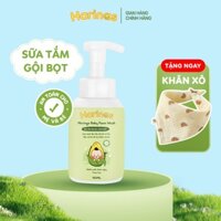 Sữa tắm gội dạng bọt Harinas 150ml từ chùm ngây, tràm trà giảm chàm sữa, mẩn ngứa khô da ở trẻ, dùng được cho trẻ từ 0 t