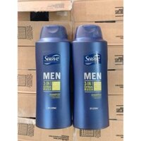 Sữa tắm gội dành cho nam Suave Men 3in1 Mỹ