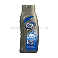 Sữa Tắm Gội Dial For Men Hydro Fresh 473ml