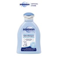 Sữa tắm gội dịu nhẹ Sanosan chiết xuất olive hữu cơ dung tích 200ml