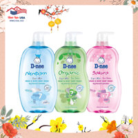 Sữa Tắm Gội Dnee Organic Trẻ Em, Sữa Tắm Gội Cho Bé Tắm Toàn Thân 800ml, Thái Lan