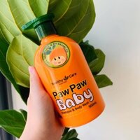 Sữa Tắm Gội Đu Đủ Paw Paw Baby Healthy Care Úc 500ML - Sữa Tắm Cho Bé Organic Úc