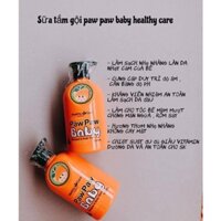 Sữa tắm gội đu đủ Paw Paw Baby Healthy Care 500ml - Sản phẩm chăm sóc sức khỏe cho bé.