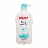 Sữa tắm gội em bé Pigeon 2in1 Chai 700ml( Xanh)