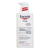 Sữa tắm gội Eucerin Baby Wash & Shampoo – Dịu nhẹ, bảo vệ làn da bé (400ml)