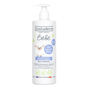 Sữa tắm gội Evoluderm Baby Gel Lavant Doux 500ml